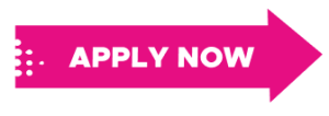Bright pink arrow with the words APPLY NOW in bold white letters, pointing to the right.